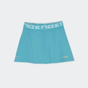 Padelio sijonas moterims NOX Pro Turquoise – sportinis sijonas su vidiniais šortukais, skirtas patogumui ir judesių laisvei aikštelėje