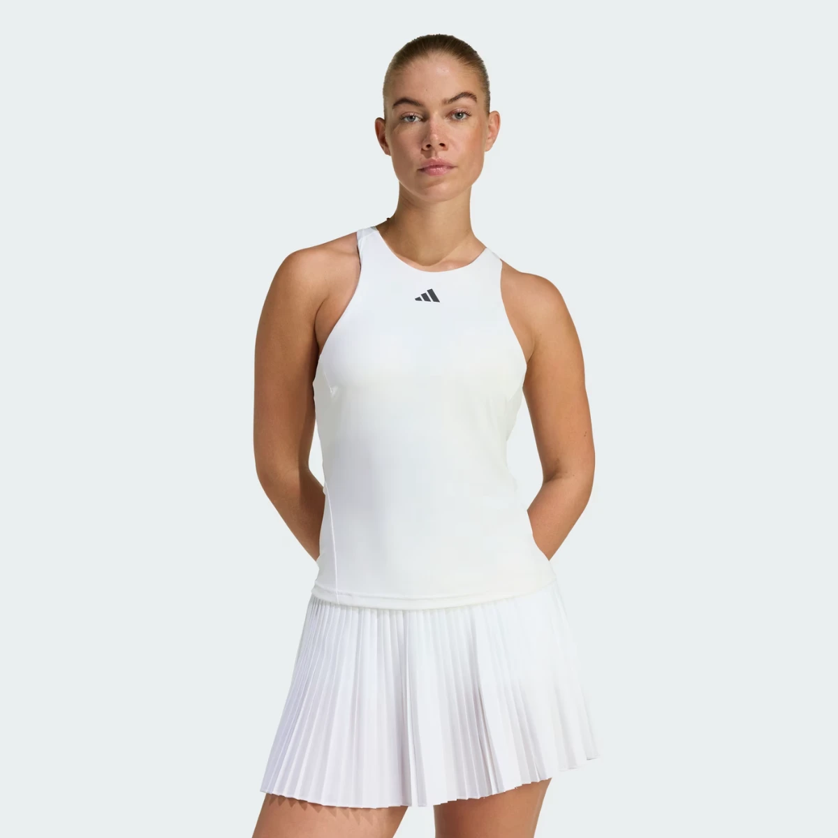 Padelio teniso Top Adidas Climacool Y White