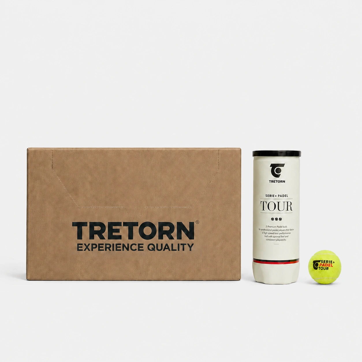 Tretorn Serie+ Tour padelio kamuoliukų dėžė 24vnt