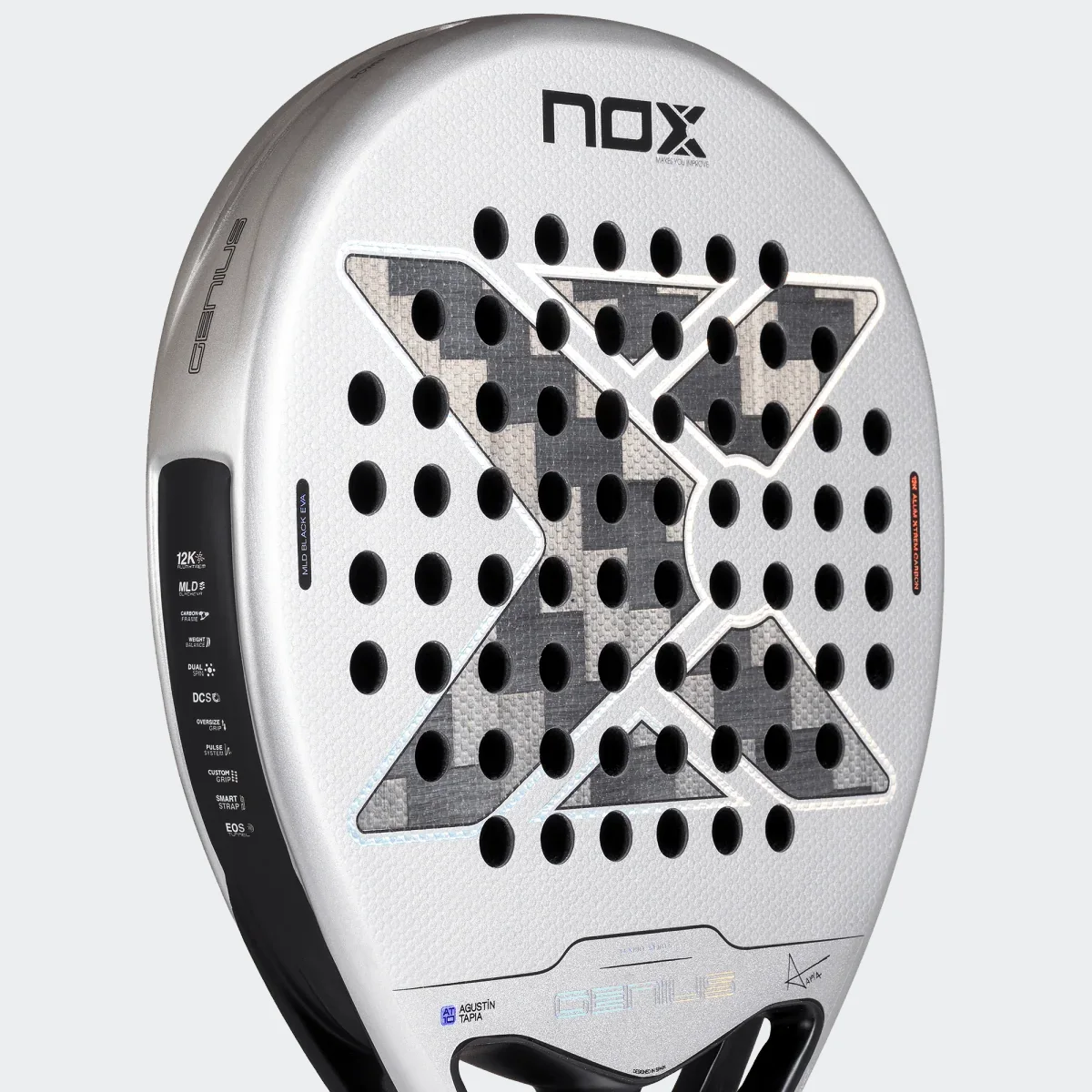 NOX Genius 12K Alum XTREM 2027 padelio raketė