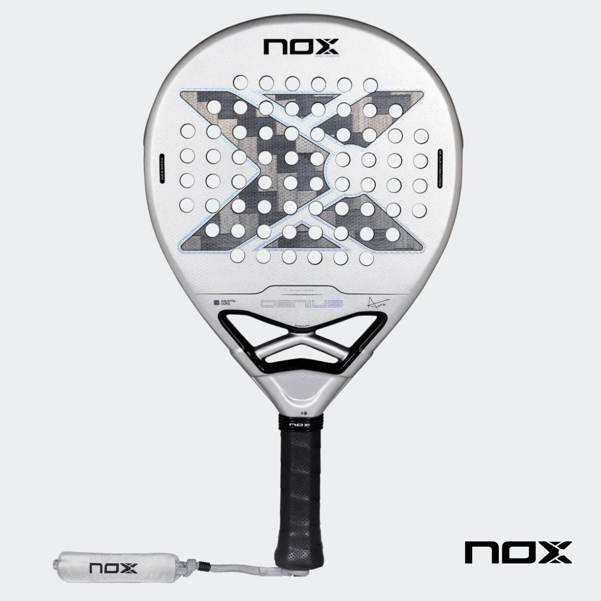 NOX Genius 12K Alum XTREM 2027 padelio raketė
